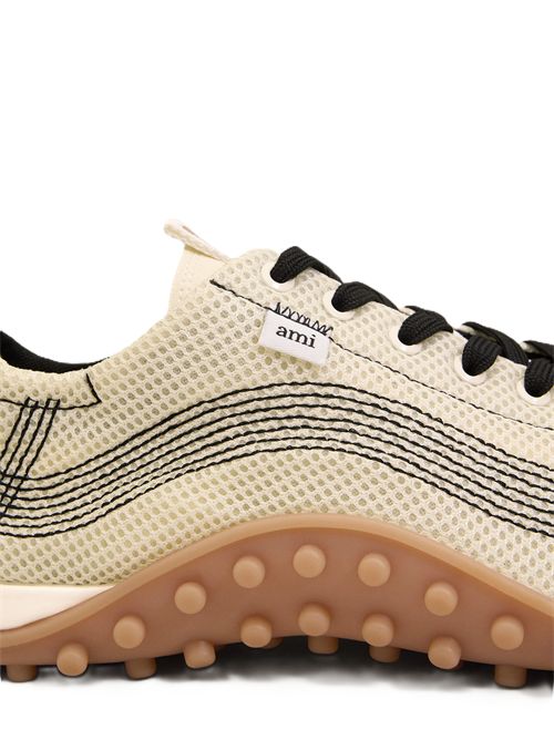 Sneakers Mirage in rete. Ami Paris | USN505.AW0003.A210 IVORY/BLACK